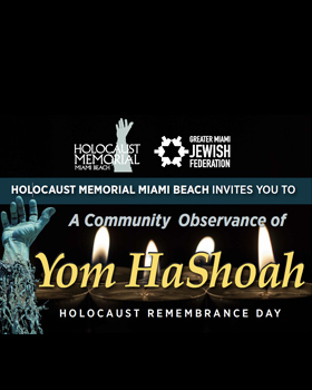 Plan to Attend our Community Commemoration of Yom HaShoah This Sunday