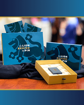 Lion Behind the Pin: Passing on the Tradition