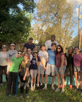 South Dade Families Give Back by Planting a Community Garden