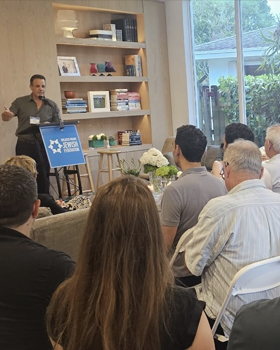 Federation’s Israeli Division Welcomes 10/7 Hero to Miami Home