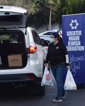 Federation Hosts Our 10th Food Distribution Drive-Thru