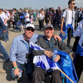 Participants in the Pre-Mission to Poland Mark Yom HaShoah on the March of the Living