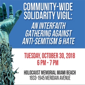 Join Us This Tuesday At A Solidarity Vigil Against Anti-Semitism & Hate