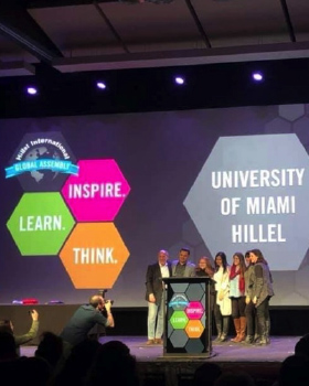 UM Hillel Honored with Outstanding Campus Award