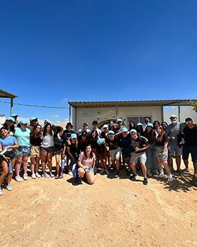 Yerucham Hosts Diller Miami Teen Fellows