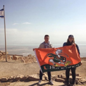 UM Hillel Birthright Trip Visits Yerucham!