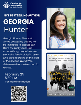 NYT best selling author Georgia Hunter