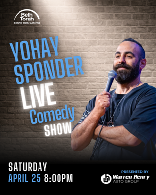 Yohay Sponder Live Comedy Show