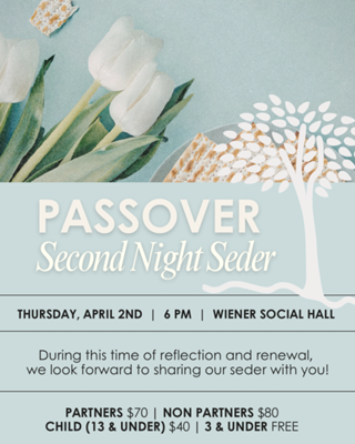 PASSOVER Second Night Seder