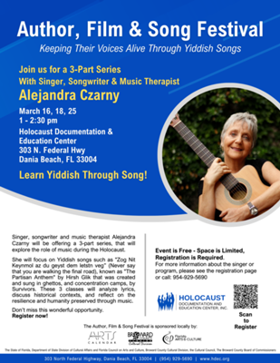 Learn Yiddish Through Song With Alejandra Czarny