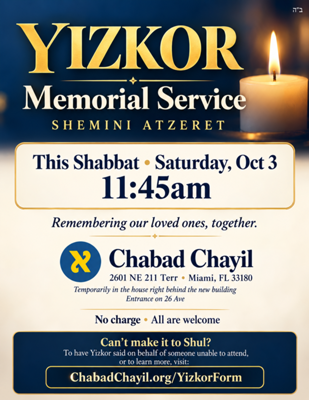 Yizkor Memorial Service