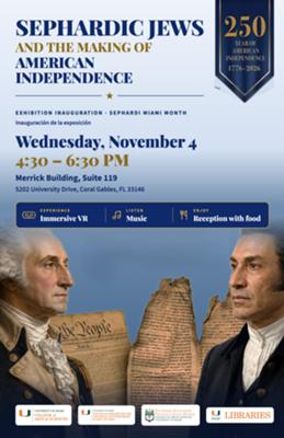 Sephardic Jews and the Making of American Independence Exhibition