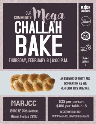 Our Community Mega Challah Bake