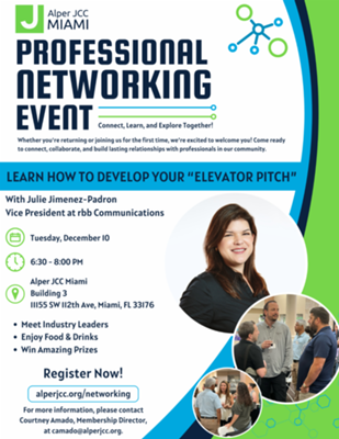 Alper JCC Miami Professional Networking Event