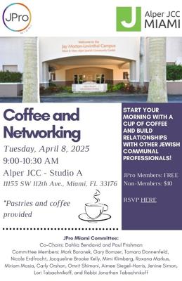 JPro Miami Coffee and Networking Program