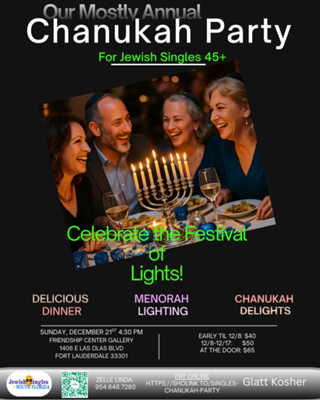 Jewish Singles Chanukah Party