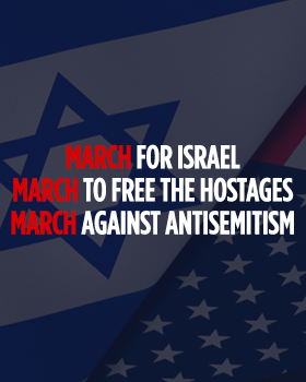 Join Us in Washington, D.C. at the March for Israel on Tuesday, November 14
